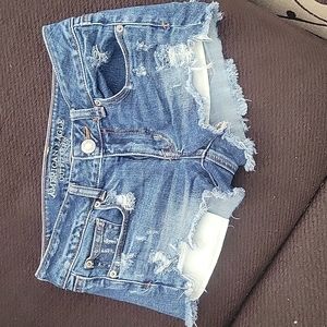 American Eagle Jean Shorts Shortie Size 2